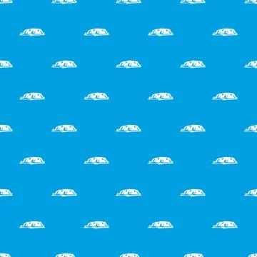 Cliff pattern seamless blue Stock Illustration