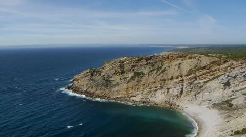 Cliff in Portugal Stock Footage 41803757