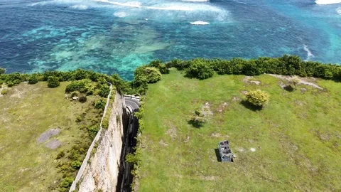 Cliff road access 23 Stock Footage 275875503