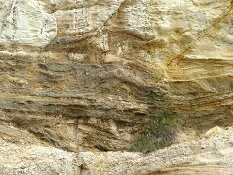 Cliff Rock Background Stock Photos