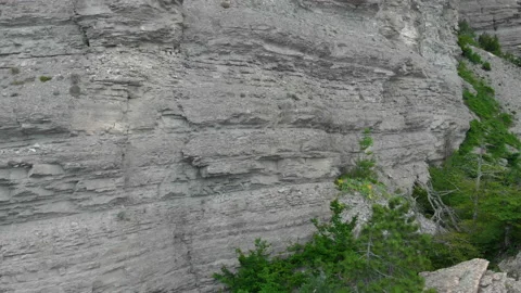 Up the cliff rock in the crimea Stock Footage 138484928