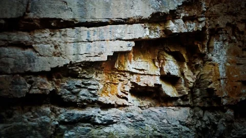 Cliff of rock mountain 库存影片 135892347