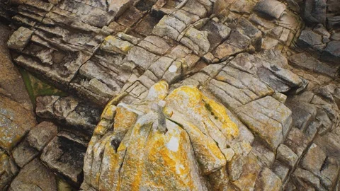 Cliff of rock mountain Stock Footage 140435752