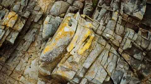 Cliff of rock mountain Stock Footage 140436595