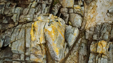 Cliff of rock mountain Stock Footage 142063102