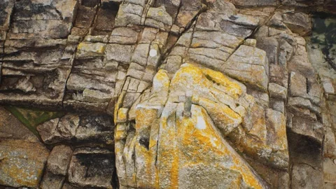 Cliff of rock mountain Vídeo Stock 144627068