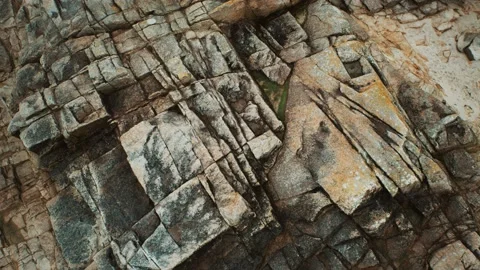 Cliff of rock mountain Vídeo Stock 145183715