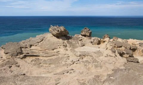 Cliff rocks Stock Photos