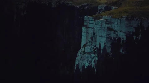 Cliff in a Scotland Highlands Stock Footage 133843912