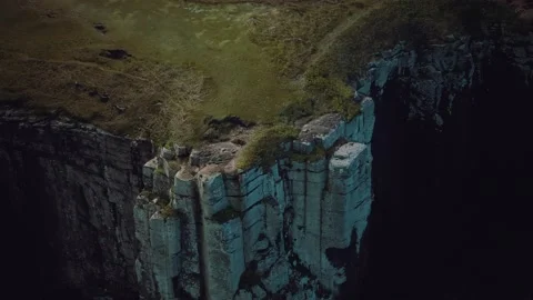 Cliff in a Scotland Highlands Stock Footage 138920188