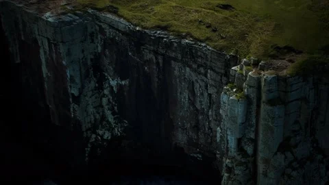 Cliff in a Scotland Highlands Stock Footage 141658548