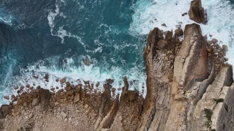 Cliff to Sea 库存影片 259984931