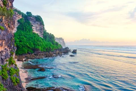 Cliff seascape Stock Photos