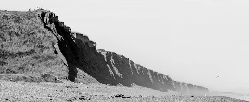 Cliff Shadows Foto stock