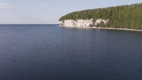 Cliff side long Stock Footage 243533795