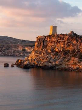 Cliff-side Tower Stock Photos