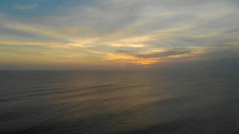 Cliff on sunset, Bali Stock Footage 91283333