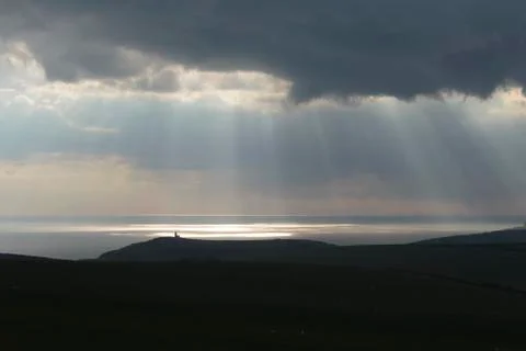 Cliff top at Beachy Head Stock Photos