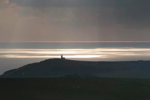 Cliff top at Beachy Head Stock Photos
