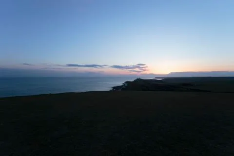 Cliff top at Beachy Head Stock Photos