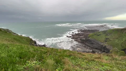 Cliff view Video stock 168025481