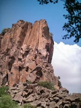 Clifface in Cappadocia Foto stock