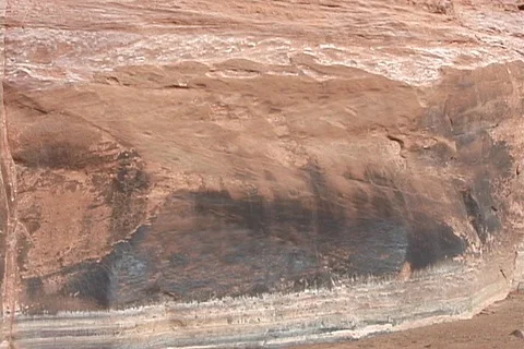 Cliffs Above the Dolores River Stock Footage 93056160