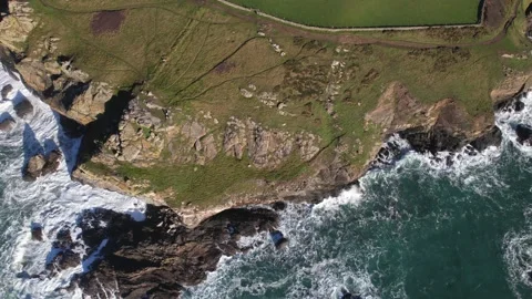 Cliffs From Above Stock Footage 171868406