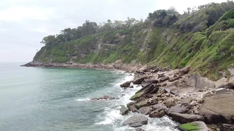 Cliffs aerial drone view - 93 Stock Footage 310196424