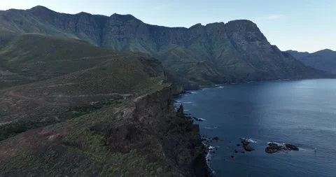 Cliffs of Agaete Stockbeeldmateriaal 235895535
