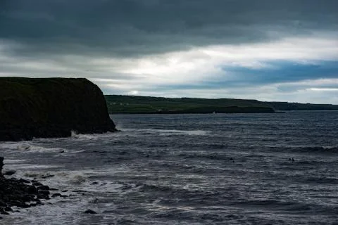 Cliffs and Harbor in Dingle, County Kerry, Ireland Stock Photos