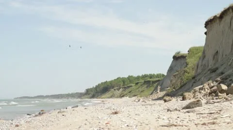 Cliffs and martin Stock Footage 11194661