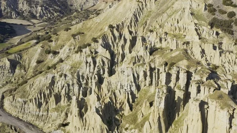 Cliffs and Rocks Aerial View 2 Vídeo Stock 122351049