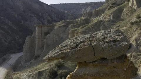 Cliffs and Rocks Aerial View 8 Vídeo Stock 122351941