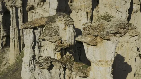 Cliffs and Rocks Aerial View 11 Stock-Footage 122352232