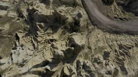 Cliffs and Rocks Top View 3 Vídeo Stock 122353745