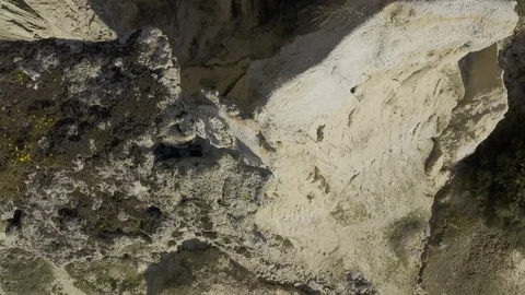 Cliffs and Rocks Top View Video stock 122354091