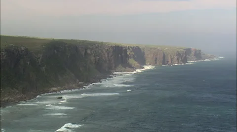 Cliffs And Waterfall 스톡 동영상 65433820
