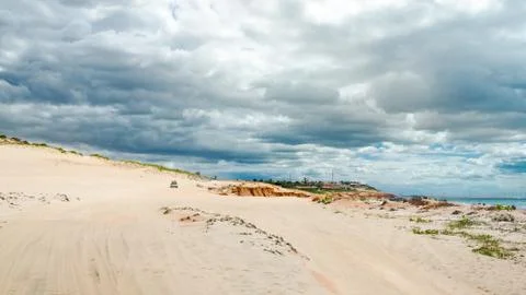Cliffs at the Canoa quebrada beach at the Ceara Photos