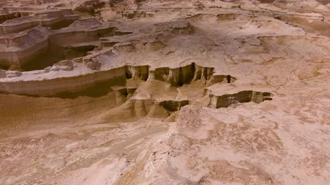 Cliffs in the desert 8k Stock Footage 153742510