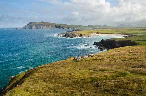 Cliffs on Dingle Peninsula Foto stock