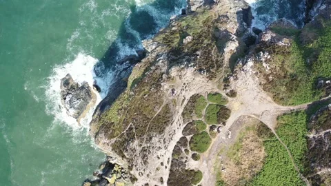 Cliffs drone shot 库存影片 205049769