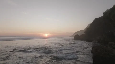 Cliffs drone shot Stock Footage 330842644