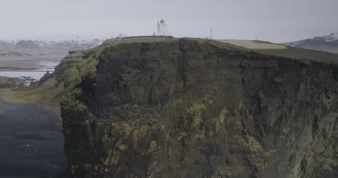 Cliffs of Dyrhólaey in Iceland Stock Footage 228656870