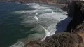 Cliffs with foamy sea and wide beautiful coastline of Portugal Sagres 4k 4k or 4k+ Resolution