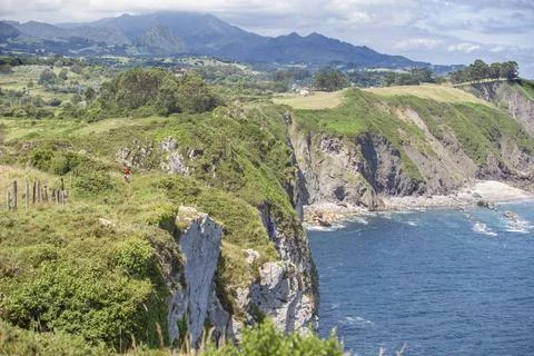 Cliffs of Hell, Principality of Asturias, Spain Stock Photos