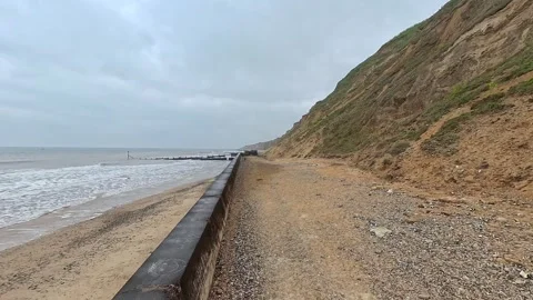 The cliffs on the Jurassic coast, UK 스톡 동영상 307775763