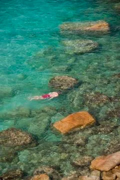 Cliffs of La Marmorata Stock Photos