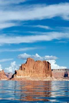 Cliffs of lake powell Stock Photos