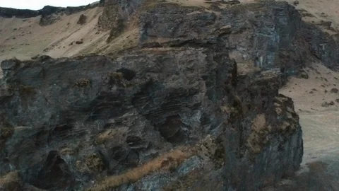 Cliffs landscape - drone shot Stock Footage 107881587